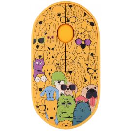 2E Миша MF300 PETS:CATS&DOGS Silent WL BT, жовтий