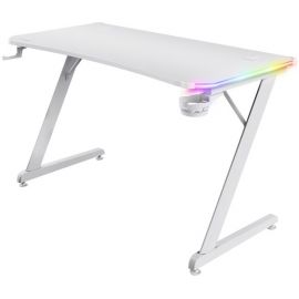 Trust Стіл GXT 709W LUMINUS, (120х74см), RGB, білий