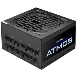 Chieftec Блок живлення Atmos (850W), >90%, 80+ Gold, 135мм FDB, 1xMB 24pin(20+4), 2xCPU 8pin(4+4), 4xMolex, 9xSATA, 2xPCIe 8pin(6+2), 1xPCIe GEN5 16pin, Fully Modular