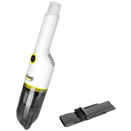 Karcher Пилосос автомобільний CVH 2-4 , 54Вт, конт пил -0.15л, автон. робота до 10хв, вага-0.6кг, НЕРА, турборежим, білий