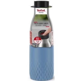 Tefal Термопляшка Bludrop soft touch, 500мл, нержавіюча сталь, синій