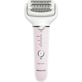 Panasonic Епілятор пінцетний, акумуляторний , пінцет.-60, волог.+сух., насадок-5, футляр, рожевий-білий