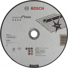 Bosch Диск відрізний Expert for Inox, 230х22.23мм
