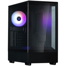 Zalman Корпус P10 без БП, 1xUSB3.0, 1xUSBType-C, 1x120мм ARGB, VGA 384мм, LCS ready, TG Side Panel, mATX, чорний
