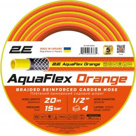 2E Шланг садовий AquaFlex Orange 1/2" 20м 4 шари 20бар -10…+60°C