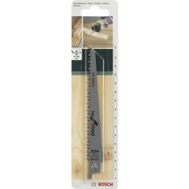Bosch Полотно пиляльне для шабельної пилки по дереву, S 644 D HCS, 6TPI, 2шт