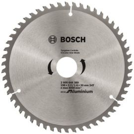 Bosch Диск пиляльний Eco for Aluminium 190x2.42/1.6x30мм 54TCG