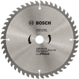 Bosch Диск пиляльний Eco for Wood 190x2.2x20-48T