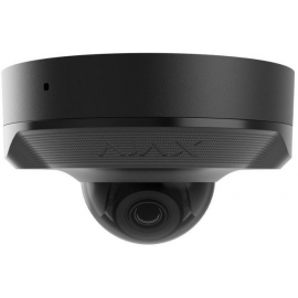 Ajax IP-Камера дротова DomeCam Mini, 8мп, 2.8мм, Poe, True WDR, IP 65, ІЧ 30м, аудіо, кут огляду 100° до 110°, міні купольна, чорна