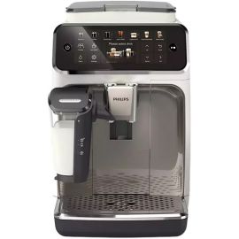 Philips Кавомашина Series 4400 LatteGo, 1.8л, зерно+мелена, автомат.капуч, дисплей, авторецептів -12, біло-срібна