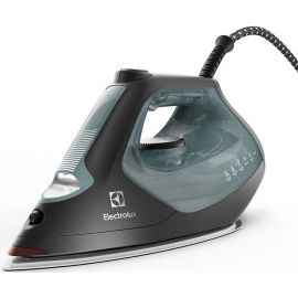 Electrolux Праска, 2600Вт, 370мл, паровий удар 230гр, алюмінієва підошва, зелено-чорний