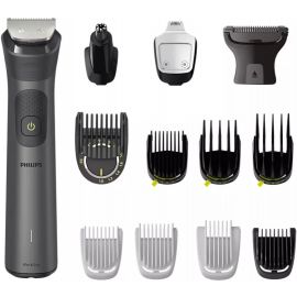 Philips Тример Series 7000, для обличчя, голови, тіла, акум., насадок-13, сталь, сірий