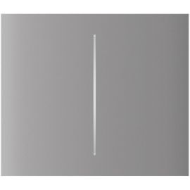Ajax Кнопка центральна для двоклавішного вертикального вимикача CenterButton Vertical 2-gang for LightSwitch, Jeweler, бездротовий, fog