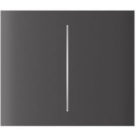 Ajax Кнопка центральна для двоклавішного вертикального вимикача CenterButton Vertical 2-gang for LightSwitch, Jeweler, бездротовий, grey
