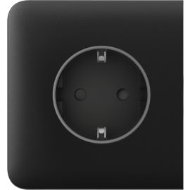 Ajax Бічна панель для вбудованої розетки SideCover for Outlet Basic, чорний