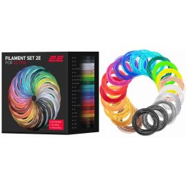 2E Картридж для 3D ручки PLA, 1.75мм, 20шт, мікс 5м