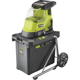Ryobi Подрібнювач садовий акумуляторний Max Power RY36SHX40-0 36В 40мм 55л 18кг (без АКБ та ЗУ) фреза низькошумний