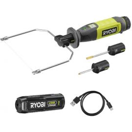 Ryobi Термоніж RHC4-120G акумуляторний 4В USB Lithium 450 градусів 5 змінних насадок АКБ 1х2Аг