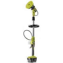 Ryobi Щітка телескопічна RWTS18-0, акумуляторнaа 18В ONE+, 15см, 210об/хв, ручка 1-1.4м, подача води та миючого засобу, IPX7, 3.4кг (без АКБ та ЗП)