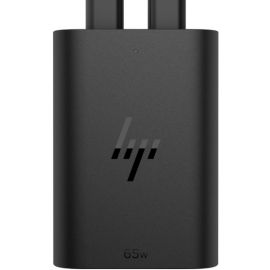 HP Зарядний пристрій мережевий 65W 2хUSB-C, кабель USB-C > USB-C, 1м, чорний