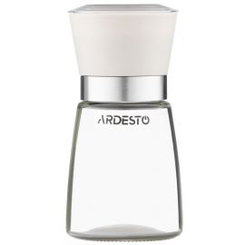 ARDESTO Млинок для солі та перцю Gemini, 180мл, скло, пластик, прозорий, бежевий