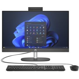 HP Комп'ютер персональний моноблок 240-G10 23.8" FHD IPS AG, Intel N300, 8GB, F512GB, UMA, WiFi, кл+м, 3р, Win11P, чорний