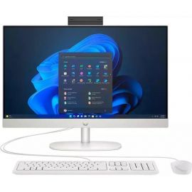 HP Комп'ютер персональний моноблок 245-G10 23.8" FHD IPS AG, AMD R5-7520U, 16GB, F512GB, UMA, WiFi, кл+м, 3р, Win11P, білий