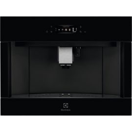 Electrolux Кавомашина вбудована, 2,5л, зерно+мелена, автомат.капуч, дисплей, сернор.керування, підсвітка, чорний