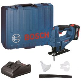 Bosch Лобзик GST 183-LI акумуляторний безщітковий 18В 1х4А·год 0-3300об·хв хід 20мм 1.6кг кейс