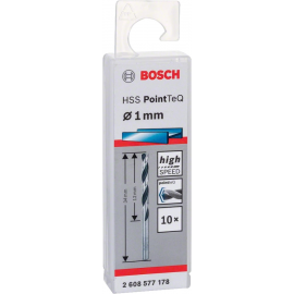 Bosch Свердло по металу HSS-PointTeQ, 1х12х34мм, 10шт