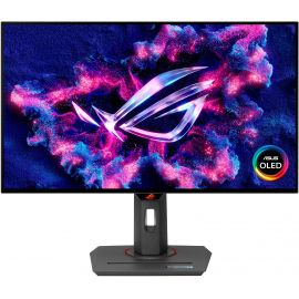 Монітор Asus 26.5" ROG Strix XG27AQDMG 2xHDMI, DP, 2xUSB, OLED, 2560x1440, 240Hz, 0.03ms, DCI-P3 99%, G-SYNC, FreeSync, Pivot, HDR400