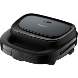 Philips Сендвічмейкер Series 3000 750Вт, антипригарне покриття, корпус-пластик, чорний
