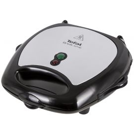 Tefal Мультимейкер Break time 700Вт, тефлон, 3 пластини, корпус-пластик, чорно-сріблястий