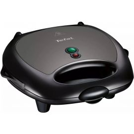 Tefal Мультимейкер Break Time 700Вт, тефлон, 2 пластини, корпус-метал, чорний