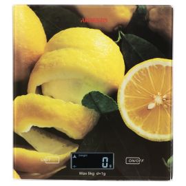ARDESTO Ваги кухонні Lemon, 5кг, AAAx2 в комплекті, скло, багатокольоровий