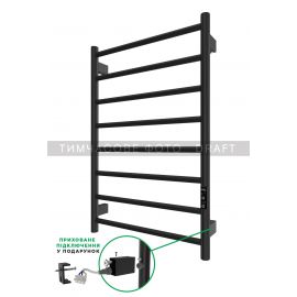 ARDESTO Рушникосушка електрична Classik-TR K, 770x530х80мм, таймер-регулятор, сталь, чорний матовий