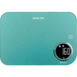 Sencor Ваги кухонні, 5кг, підключення до смартфону, AAAx2, пластик, зелений