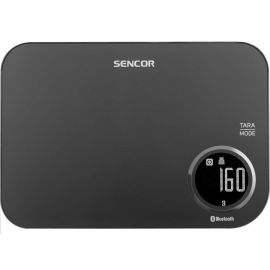 Sencor Ваги кухонні, 5кг, підкл. до смартфону, 2хААА , пластик, чорний