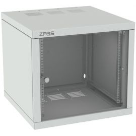 ZPAS Шафа 19", 15U, Z-BOX, з змінними бічними стінками, 600х600 мм, максимально 100кг, сіра