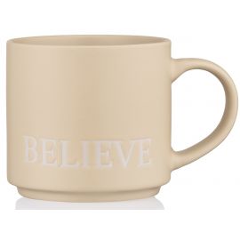 ARDESTO Чашка Believe, 420мл, кераміка, жовтий