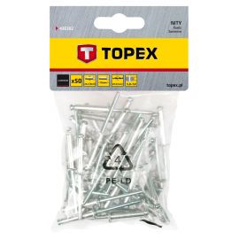 Topex Заклепки, алюмінієві, 3.2x10мм, 50шт