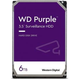 WD Жорсткий диск 6TB 3.5" 256MB SATA Purple Surveillance