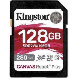 Kingston Карта пам'яті SD 128GB C10 UHS-II U3 R280/W100MB/s