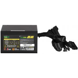 2E Gaming Блок живлення Solid Power (650W), >85%, 80+ Bronze, 120мм, 1xMB 24pin(20+4), 2xCPU 8pin(4+4), 3xMolex, 6xSATA, 4xPCIe 8pin(6+2), Semi Modular