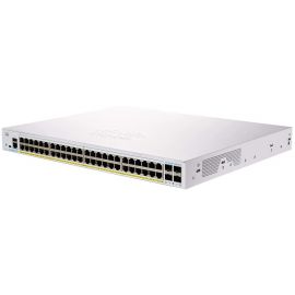 Cisco Комутатор CBS350 48xGE, PoE, 4x1G SFP, Managed