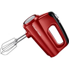 Russell Hobbs Міксер ручний Desire 350Вт, насадки-4, турборежим, червоно-чорний