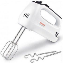 Tefal Міксер ручний Quick Mix 300Вт, насадки-4, турборежим, біло-сірий