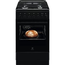 Electrolux Плита комбінована, 57л, 50x60см, конвекція, чорний