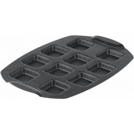 Tefal Деко PerfectBake, 10 форм, квадратний, 21х29см, алюміній, коричневий
