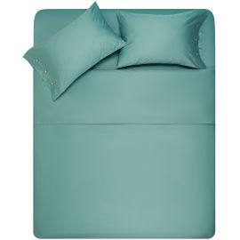 ARDESTO КПБ 1.5сп Mix&Match, підковдра 160х220см, простирадло 180x240см, наволочки (2) 50х70см, 100% бавовна, сатин, зелений